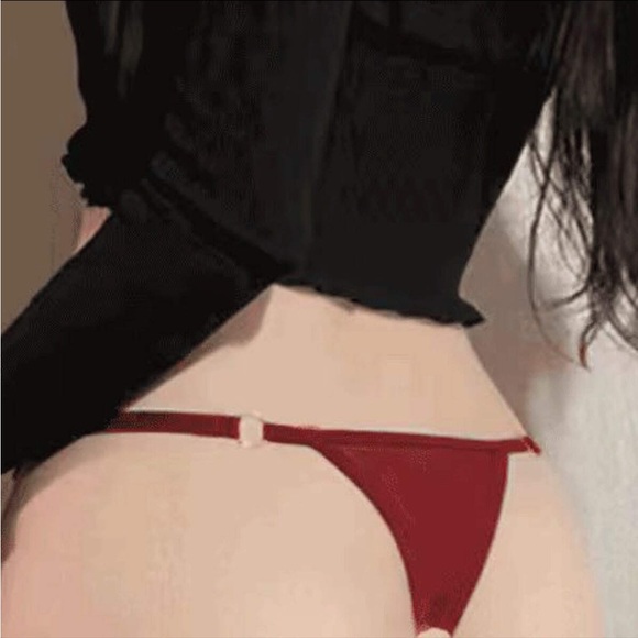 2 Pc Women's
Floral Embroidery
Open Crotch Thongs - Picture 10 of 11